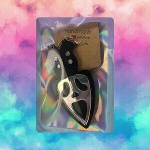 Scream Knife Halloween Earrings